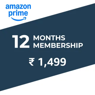 Amazon Prime - (12 months gift card) -  India key