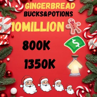 Adopt Me Bucks And Age Up Potions And Gingerbread