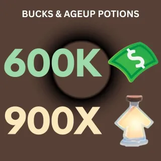 Adopt me bucks and age up potions