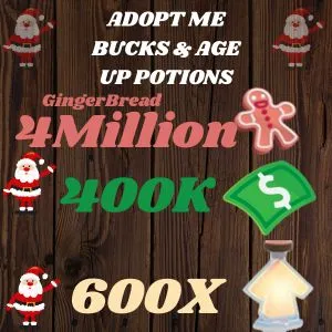 Adopt Me Bucks And Age Up Potions And Gingerbread