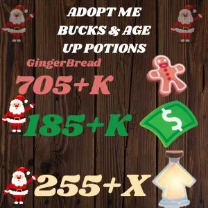 Adopt Me Bucks And Age Up Potions And Gingerbread