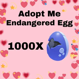 1000X Endangered Egg - Adopt Me