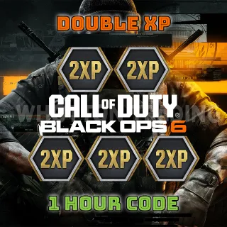 BO6 1 hour double xp all platforms