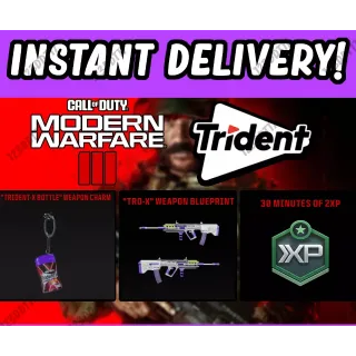 PS4/PS5/Xbox/Steam COD MW3 WARZONE TRIDENT BUNDLE CODE