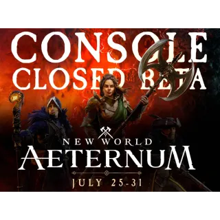 PS5 New World: Aeternum beta PS5 UK EU only