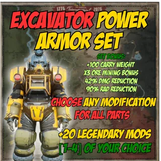 Excavator Power Armor Set