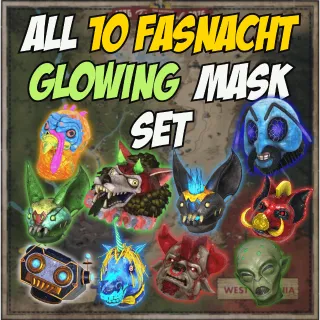 All 10 Rare Glowing Fasnacht Mask