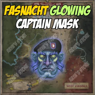 Fasnacht Glowing Captain Mask