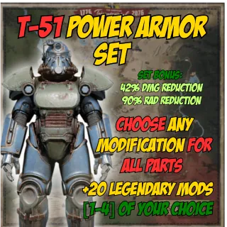 T-51 Power Armor Set