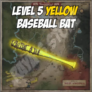 Rare Yellow Baseball Bat [Level 5]
