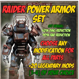 Raiders Power Armor Set