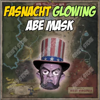 Fasnacht Glowing Abe Mask
