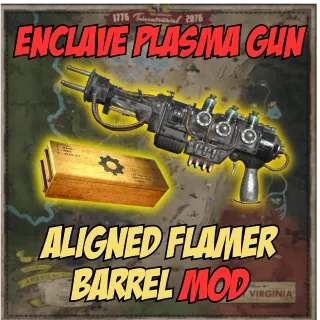 Enclave Plasma Gun: Aligned Flamer Barrel Mod