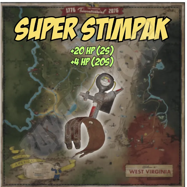 SUPER STIMPAK X1000 - Fallout 76 Game Item - Gameflip