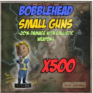 Bobblehead: Small Guns x500