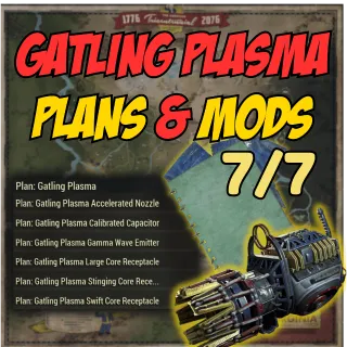 Gatling Plasma Plans x6 Mods