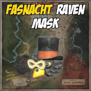 Fasnacht Raven Mask