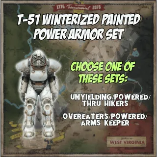 T-51 Unyielding Power Armor Winterized Paint [Rare Paint]