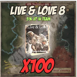 Live and Love 8 x100