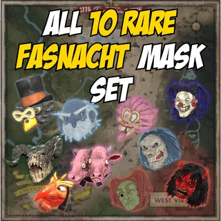 All 10 Rare Fasnacht Mask