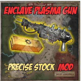 Enclave Plasma Gun: Precise Stock mod