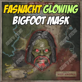 Fasnacht Glowing Bigfoot Mask