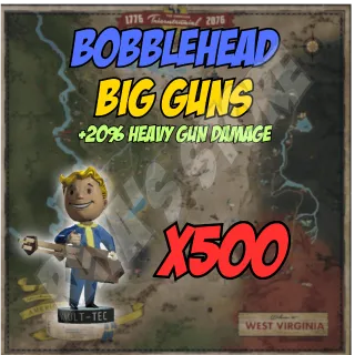 Bobblehead: Big Guns x500