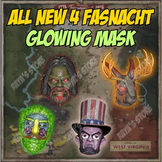 All 4 Fasnacht Glowing Mask [2025]