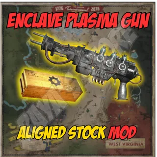 Enclave Plasma Gun: Aligned Stock/Comfort Stock Mod