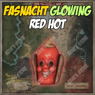 Glowing Red Hot Mask