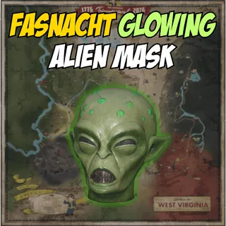 Fasnacht Glowing Alien Mask