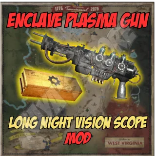 Enclave Plasma Gun: Long Night Vision Scope Mod