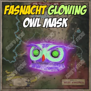 Fasnacht Glowing Owl Mask