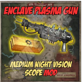 Enclave Plasma Gun: Medium Night Vision Scope Mod