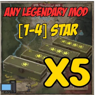 ANY 5 LEGENDARY MODS OF YOUR CHOICE