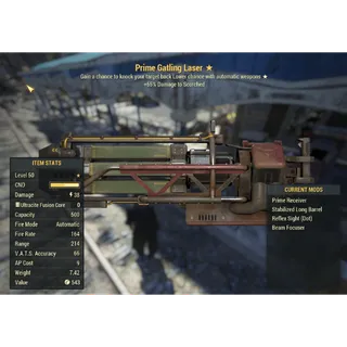 Gatling Laser (Concussive) - Injected