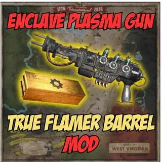 Enclave Plasma Gun: True Flamer Barrel mod