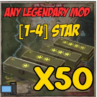 Any Legendary Mod of your choice x50 [1-4 Stars]