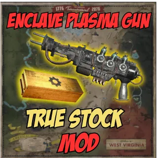 Enclave Plasma Gun: True Stock Mod