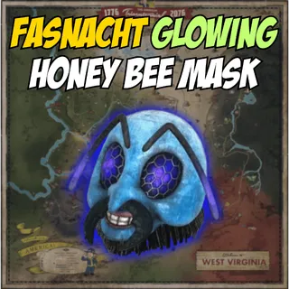 Fasnacht Glowing Honey Bee Mask