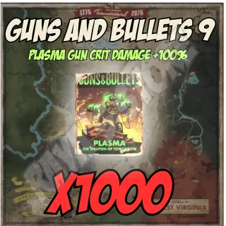 Guns and Bullets 9 x1000