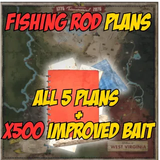 Fishing Rods Plans x5 Bundle