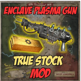 Enclave Plasma Gun: True Stock Mod