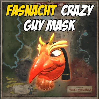 Fasnacht Crazy Guy Mask