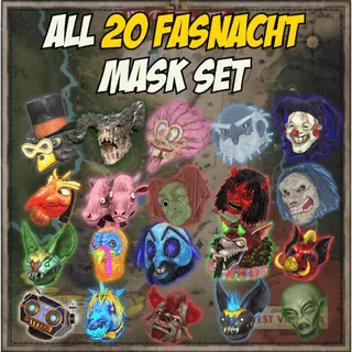 All 20 Rare Fasnacht Masks