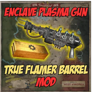 Enclave Plasma Gun: True Flamer Barrel mod