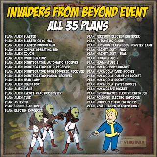 Invaders From Beyond All 35 Plans