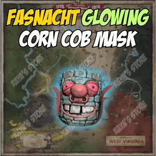 Fasnacht Glowing Corn Cob Mask
