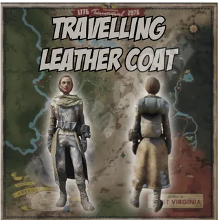 Travelling Leather Coat [RARE APPAREL]