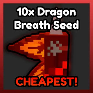 Dragon Breath Seeds 10X |Grow A Garden 2 |Fast Delivery & CHEAPEST